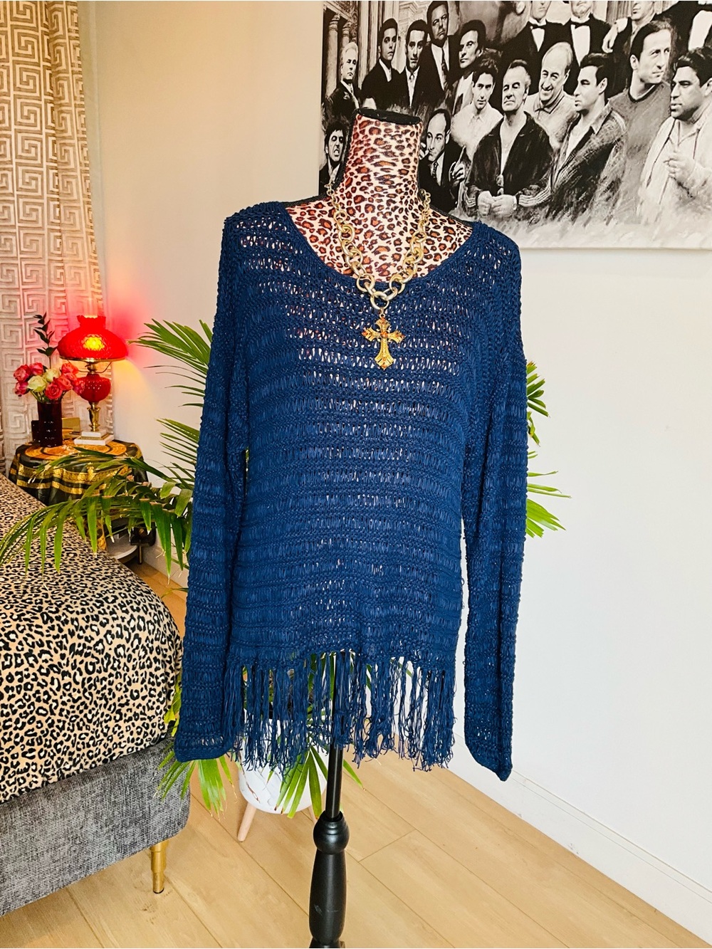 Lane Bryant Crocheted Bohemian Sweater